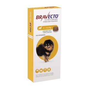Antipulgas Bravecto para Perros de 2 a 4.5 Kg