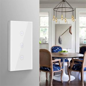 Dimmer Atenuador De Luz Interruptor Wifi de pared control de voz Alexa Google Tuya DS-172