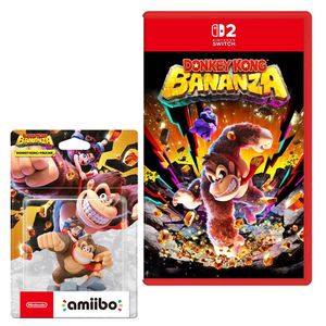 Donkey Kong Bananza + Amiibo Donkey Kong & Paulina Nintendo Switch 2 -  PREVENTA