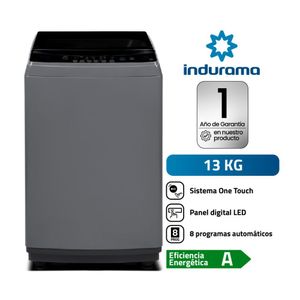 Lavadora Lri-13Dgr Indurama Gris Oscuro