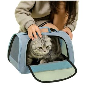 Bolso Transportador para Mascotas Gatos Acero