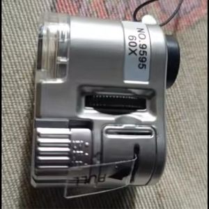 Lupa Portátil de Mano 60X - Detector de Billete Falso