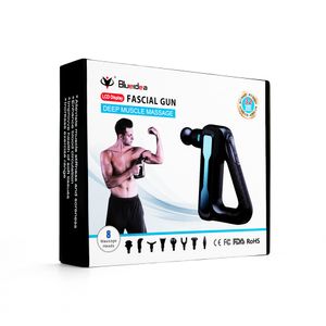 Masajeador BLUEIDEA Fascial Gun con 8 Cabezales BLD-888