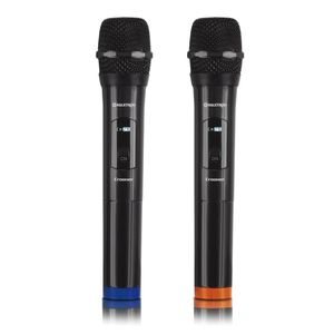 Micrófono Dual Maxtron MX7258 Crooner Compatible Equipos de Sonido Plug 6.35 mm