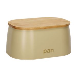 Caja para Pan con Tapa de Bambú 10 lt