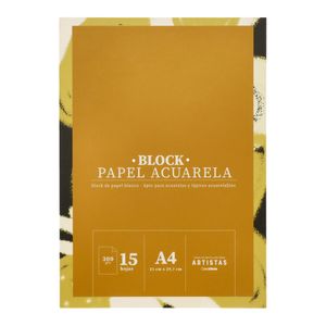 Block Papel de Hojas para Pintar 21x1x29,7 cm