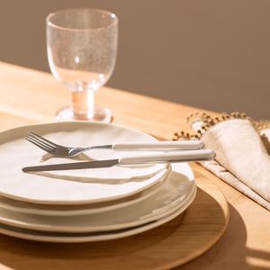 Set 2 Cuchillos Blanco Hueso
