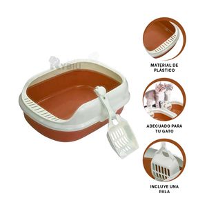 Arenero Removible sin Techo en Tono Marron+Agendita