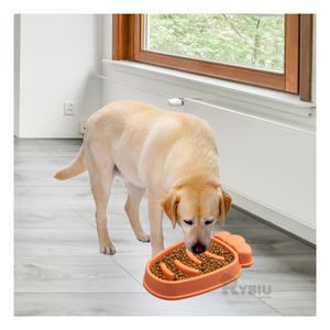 Plato para Mascota Eficaz de Color Naranja Y+Papel de Regalo