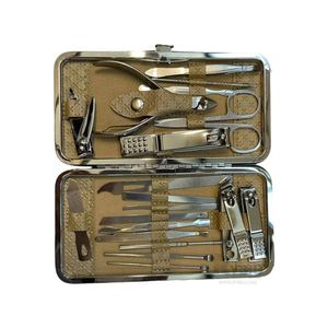 Set de Pedicure Duradero en Color Dorado Y+Papel de Regalo