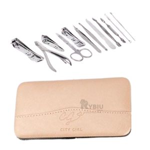 Set de Pedicure y Manicure 12 Piezas Melon Y+Papel de Regalo