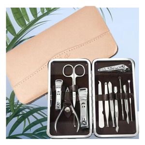 Set de Pedicure y Manicure 12 Piezas Melon Y+Papel de Regalo