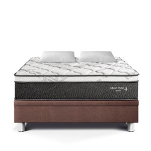 Cama Boxet Paraiso Pocket Star Queen Chocolate