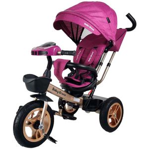 Triciclo Asiento Reclinable y Giratorio USB Bluetooth