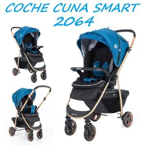Coche Cuna Mango Reversible Smart2064 - Azul