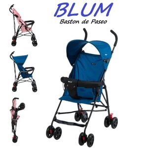 Coche Baston de Paseo Capota Retractil Blum Azul