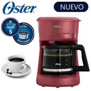 Cafetera Oster 5tz de Filtro reutilizable BVSTDCS51R -Rojo