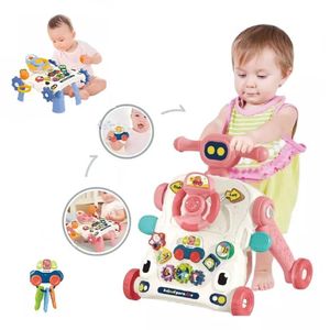 Nuevo Andador Caminador 3 en 1 Musical Robot -Rosa