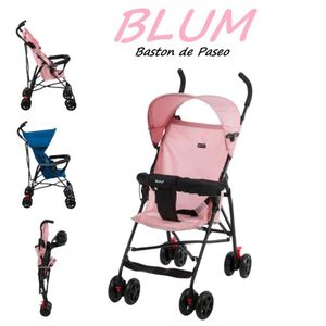 Coche Baston de Paseo Capota Retractil Blum Rosa