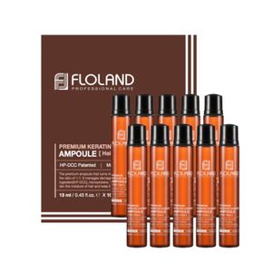 Ampollas Reparadoras de keratina Floland Premium Keratin Hair Ampoule