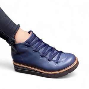 Botin Mujer Casual Ferri 2086L-50 Color Azul