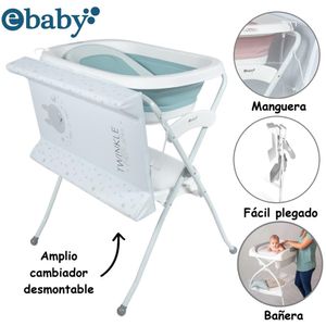 Bañera con cambiador SPARK Ebaby AZ