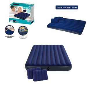 Colchon Inflable Queen 2 1/2 Plazas 152x203x22