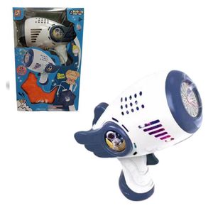 Nueva Pistola De Burbujas Burbble Gun -Azul