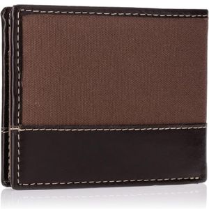 Billetera para Hombre Timberland Cuero y Lona - Marron