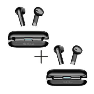 Audífonos Inalámbricos Bluetooth Lenovo TW60 Negros Pack x 2 Unidades