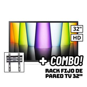 TELEVISOR LG 32 SMART TV WEBOS HUB HD LED 32LQ600BPSA + RACK FIJO