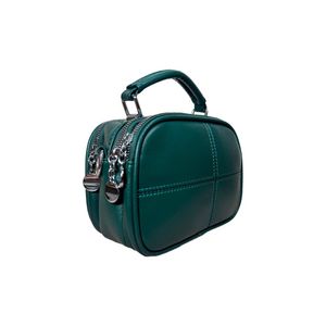 Cartera Pequeña de Mano y hombro Verde + Cartera Floreada