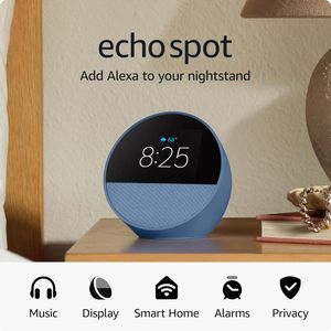 Echo Spot Con Reloj 2024 | Azul