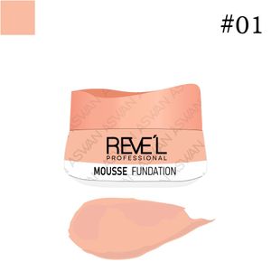 Base Corrector Concealer Porcelain Mousee Foundation #01 - Revel