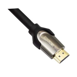 Cable HDMI macho a HDMI macho 10Mt Metal Negro 26 AWG 4K HAA01-10MT LANCOM