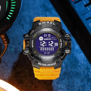 Reloj Deportivo SMAEL 8050 Digital Naranja