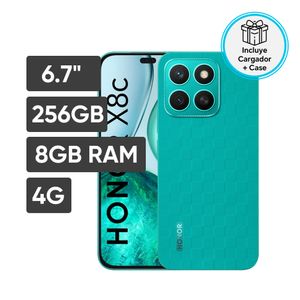 Smartphone HONOR X8C 6.7" 8GB 256GB 108MP+5MP Verde