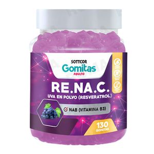 GOMITAS  RESVERATROL 130UND