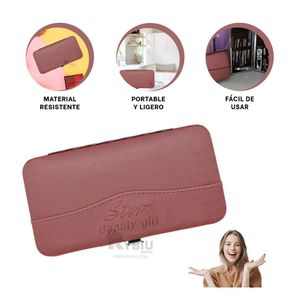 Set Eficiente para Unas en Color Guinda Y+Papel de Regalo