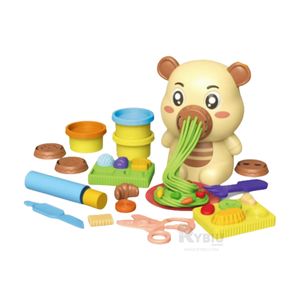 Set de Plastilina para Niños con Accesorio de Oso Color Cafe