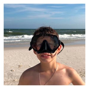 Lentes Increible para Mar y Buceo Negro Y+Papel de Regalo