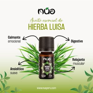 Aceite esencial de hierba luisa100% puro NUA 11 ml