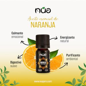 Aceite esencial de naranja 100% puro NUA 11 ml