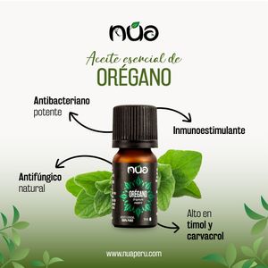 Aceite esencial de orégano 100% puro NUA 11 ml