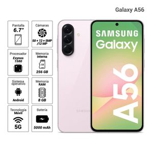Samsung Galaxy A56 5G 12GB Ram 256GB Rosado