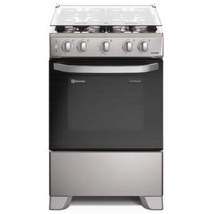 Cocina Electrolux 4 Quemadores Efficient VaporBake Silver FE4ISR