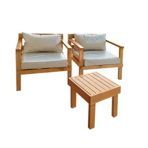 Set de Terraza con 2 Poltronas y Mesa Gavilan Movenda