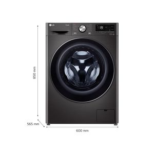 Lavadora Lg Wm11bvc3s6 Carga Frontal 11Kg Negro