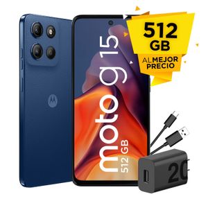 Celular Moto G15 4+512GB Azul