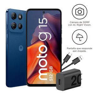 Celular Moto G15 4+512GB Azul